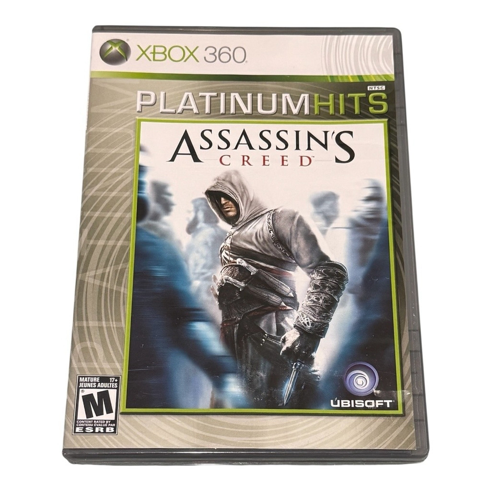 Assassin's Creed Xbox 360 Platinum Hits Complete Case Manual Tested Ubisoft Game